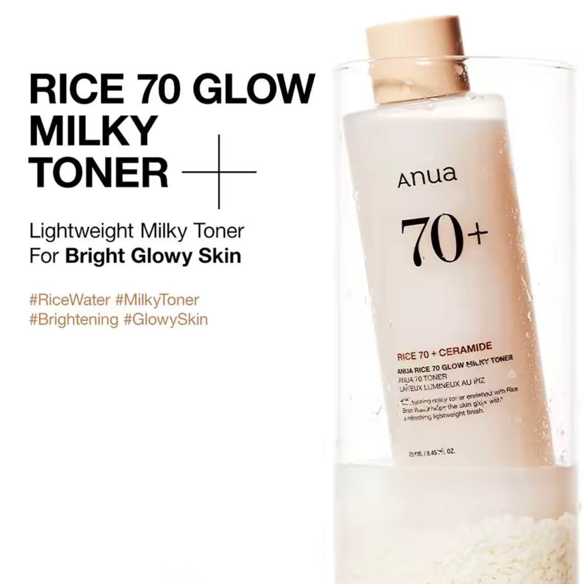 Anua Rice 70 Glow Milky Toner 250ml